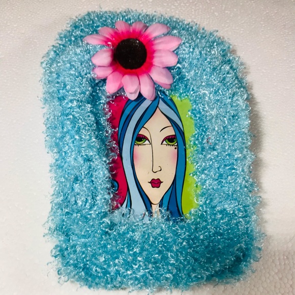 RED Ultra Shag Shaggy Vintage Photo Picture Frame - Picture 15 of 15